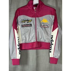 Kappa Authentic Race Track Cropped Jacket RARE Women’s Size Small S USED